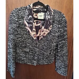 WEILL TWEED JACKET BLAZER; SIZE 10